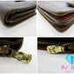ルイ ヴィトン LOUIS VUITTON 二つ折り財布 コンパクト ジップ M61667 茶 ブラウン PVC レザー LV ロゴ ウォレット  【中古】【送料無料】bs3534