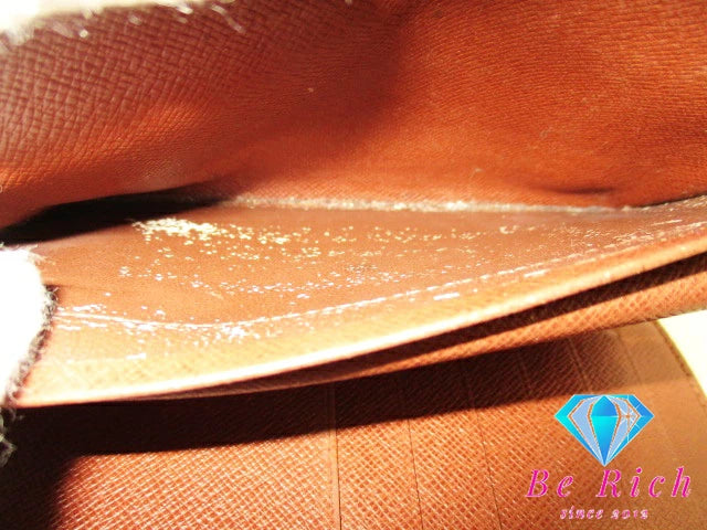 ルイ ヴィトン LOUIS VUITTON 三つ折り財布 モノグラム ポルトトレゾール エテュイシェキエ M61200 LV ロゴ 二つ折り財布 中財布 ミディアム ウォレット 【中古】【送料無料】 bs3582