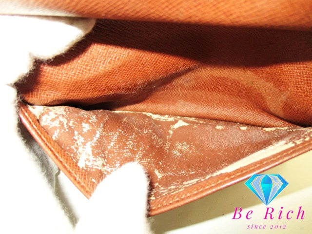 ルイ ヴィトン LOUIS VUITTON 三つ折り財布 モノグラム ポルトトレゾール エテュイシェキエ M61200 LV ロゴ 二つ折り財布 中財布 ミディアム ウォレット 【中古】【送料無料】 bs3582