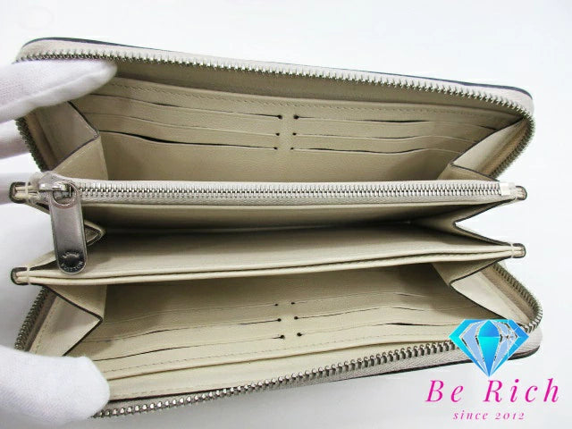 ルイ ヴィトン LOUIS VUITTON マヒナ ジッピー ウォレット M61869 イヴォワール カーフ レザー ラウンド ファスナー 長財布 ロング ウォレット 【中古】【送料無料】 bs3619