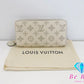ルイ ヴィトン LOUIS VUITTON マヒナ ジッピー ウォレット M61869 イヴォワール カーフ レザー ラウンド ファスナー 長財布 ロング ウォレット 【中古】【送料無料】 bs3619