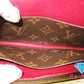 ルイ ヴィトン LOUIS VUITTON 長財布 モノグラム ポルト フォイユ エミリー M60697 フューシャ ロゴ 二つ折り財布 ロング ウォレット  【中古】【送料無料】 bs3620