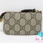 美品 グッチ GUCCI キーリング付 コインケース 小銭入れ 447964 GG スプリーム ロゴ キーケース コンパクト ウォレット GGプラス ほぼ 未使用品  【中古】【送料無料】 bs3650