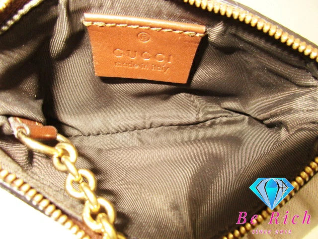美品 グッチ GUCCI キーリング付 コインケース 小銭入れ 447964 GG スプリーム ロゴ キーケース コンパクト ウォレット GGプラス ほぼ 未使用品  【中古】【送料無料】 bs3650