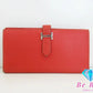 エルメス HERMES 二つ折り財布 長財布 ベアン スフレ 039785ck □P 刻印 ローズジャイプール エプソン レザー H ロゴ シルバー 金具 ロング ウォレット  【中古】【送料無料】 bs3651