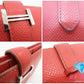 エルメス HERMES 二つ折り財布 長財布 ベアン スフレ 039785ck □P 刻印 ローズジャイプール エプソン レザー H ロゴ シルバー 金具 ロング ウォレット  【中古】【送料無料】 bs3651