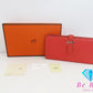 エルメス HERMES 二つ折り財布 長財布 ベアン スフレ 039785ck □P 刻印 ローズジャイプール エプソン レザー H ロゴ シルバー 金具 ロング ウォレット  【中古】【送料無料】 bs3651