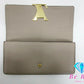 ルイ ヴィトン LOUIS VUITTON ポルト フォイユ カプシーヌ M61249 ガレ グレージュ トリヨン レザー LV ロゴ 長財布 二つ折り財布 ロング ウォレット  【中古】【送料無料】 bs3657