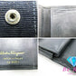 サルヴァトーレ フェラガモ Salvatore Ferragamo 二つ折り財布 22 3053 ヴァラ 黒 ブラック レザー コンパクト ウォレット  【中古】【送料無料】bs3671