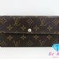 ルイ ヴィトン LOUIS VUITTON 二つ折り財布 長財布 モノグラム ポルトフォイユ サラ M61734 LV ロゴ ロング ウォレット 【中古】【送料無料】 bs3694