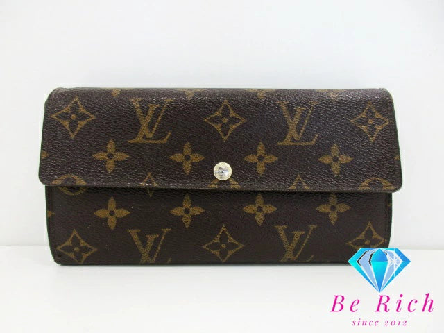 ルイ ヴィトン LOUIS VUITTON 二つ折り財布 長財布 モノグラム ポルトフォイユ サラ M61734 LV ロゴ ロング ウォレット 【中古】【送料無料】 bs3694