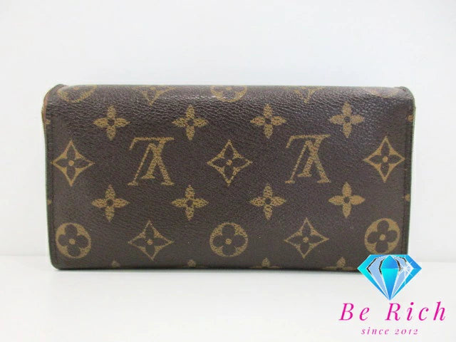 ルイ ヴィトン LOUIS VUITTON 二つ折り財布 長財布 モノグラム ポルトフォイユ サラ M61734 LV ロゴ ロング ウォレット 【中古】【送料無料】 bs3694