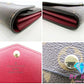 ルイ ヴィトン LOUIS VUITTON 二つ折り財布 長財布 モノグラム ポルトフォイユ サラ M62234 フューシャ LV ロゴ ロング ウォレット 【中古】【送料無料】 bs3697