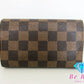 ルイ ヴィトン LOUIS VUITTON 二つ折り財布 ダミエ ポルト モネ ビエ トレゾール N61730 エベヌ LV ロゴ 中財布 コンパクト ミディアム ウォレット 【中古】【送料無料】bs3700