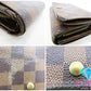 ルイ ヴィトン LOUIS VUITTON 二つ折り財布 ダミエ ポルト モネ ビエ トレゾール N61730 エベヌ LV ロゴ 中財布 コンパクト ミディアム ウォレット 【中古】【送料無料】bs3700