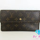 ルイ ヴィトン LOUIS VUITTON 三つ折り財布 長財布 モノグラム ポルト トレゾール インターナショナル M61215 LV ロゴ 二つ折り財布 ロング ウォレット 【中古】【送料無料】bs3701