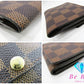 ルイ ヴィトン LOUIS VUITTON 二つ折り財布 コインケース ダミエ ラドロー N62925 エベヌ 茶 ブラウン PVC レザー LV ロゴ 小銭入れ カードケース コンパクト ウォレット コインパース  【中古】【送料無料】 bs3737