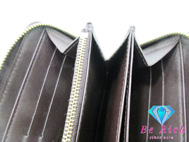 ルイ ヴィトン LOUIS VUITTON 二つ折り財布 長財布 モノグラム ヴェルニ ジッピー ウォレット M93522 アマラント パテント レザー エナメル LV ロゴ ラウンドファスナー ロング ウォレット 【中古】【送料無料】 bs3738