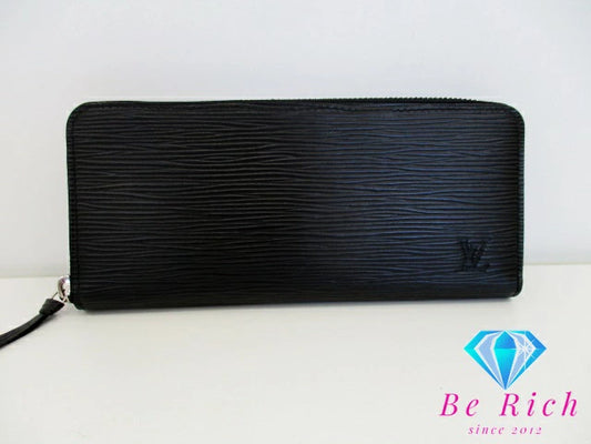 ルイ ヴィトン LOUIS VUITTON 二つ折り財布 長財布 エピ ポルトフォイユ クレマンス M60915 ノワール 黒 ブラック LV ロゴ ロング ウォレット 【中古】【送料無料】 bs3749