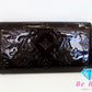 ルイ ヴィトン LOUIS VUITTON 二つ折り財布 長財布 モノグラム ヴェルニ ポルト フォイユ サラ M93524 アマラント パープル系 紫 パテント レザー LV ロゴ ロング ウォレット 【中古】【送料無料】 bs3750