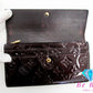 ルイ ヴィトン LOUIS VUITTON 二つ折り財布 長財布 モノグラム ヴェルニ ポルト フォイユ サラ M93524 アマラント パープル系 紫 パテント レザー LV ロゴ ロング ウォレット 【中古】【送料無料】 bs3750
