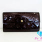 ルイ ヴィトン LOUIS VUITTON 二つ折り財布 長財布 モノグラム ヴェルニ ポルト フォイユ サラ M93524 アマラント パープル系 紫 パテント レザー LV ロゴ ロング ウォレット 【中古】【送料無料】 bs3755