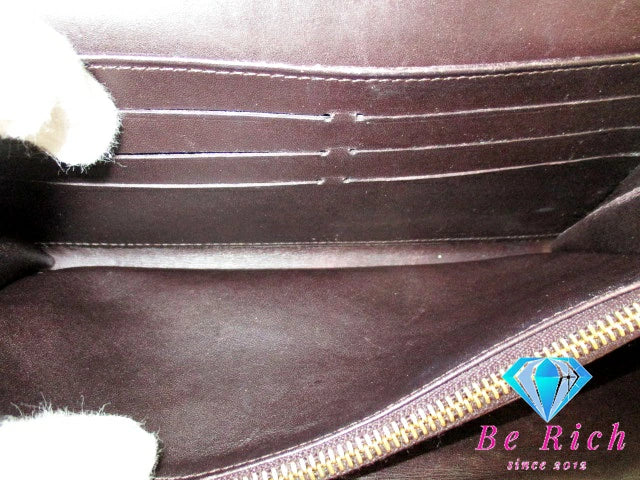 ルイ ヴィトン LOUIS VUITTON 二つ折り財布 長財布 モノグラム ヴェルニ ポルト フォイユ サラ M93524 アマラント パープル系 紫 パテント レザー LV ロゴ ロング ウォレット 【中古】【送料無料】 bs3755