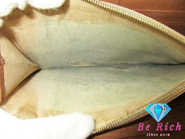 ボッテガ ヴェネタ BOTTEGA VENETA ラウンド ファスナー 長財布 イントレチャート レザー ゴールド ロゴ 二つ折り財布 ロング ウォレット 【中古】【送料無料】bs3759