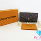 ルイ ヴィトン LOUIS VUITTON 二つ折り財布 長財布 モノグラム ポルトフォイユ サラ M62234 フューシャ LV ロゴ ロング ウォレット 【中古】【送料無料】 bs3765