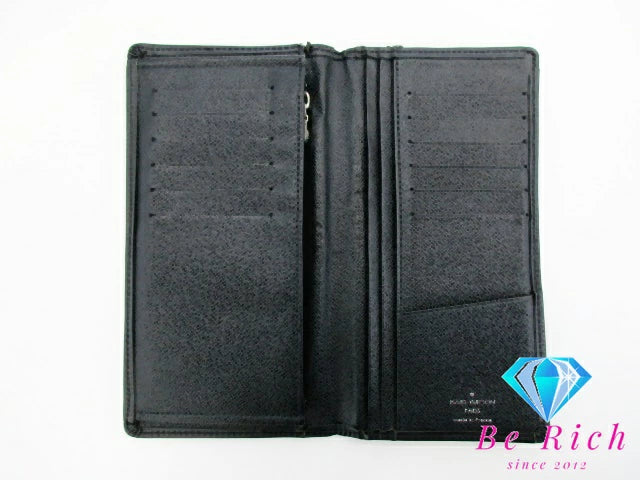 ルイ ヴィトン LOUIS VUITTON メンズ 長財布 エピ ポルト フォイユ ブラザ M66542 LV ロゴ 二つ折り財布 ロング ウォレット  【中古】【送料無料】 bs3770