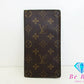 ルイ ヴィトン LOUIS VUITTON 長財布 札入れ モノグラム ポルト カルト クレディ 円 M60825 LV ロゴ 小銭入れなし 二つ折り財布 ロング ウォレット 【中古】【送料無料】 bs3775