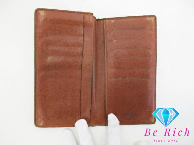 ルイ ヴィトン LOUIS VUITTON 長財布 札入れ モノグラム ポルト カルト クレディ 円 M60825 LV ロゴ 小銭入れなし 二つ折り財布 ロング ウォレット 【中古】【送料無料】 bs3775