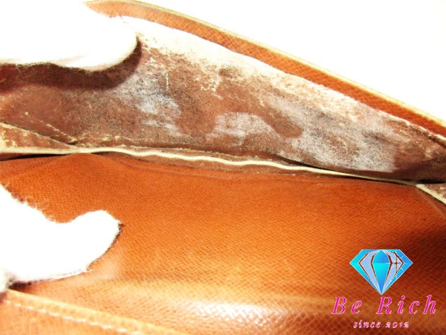 ルイ ヴィトン LOUIS VUITTON 長財布 札入れ モノグラム ポルト カルト クレディ 円 M60825 LV ロゴ 小銭入れなし 二つ折り財布 ロング ウォレット 【中古】【送料無料】 bs3775