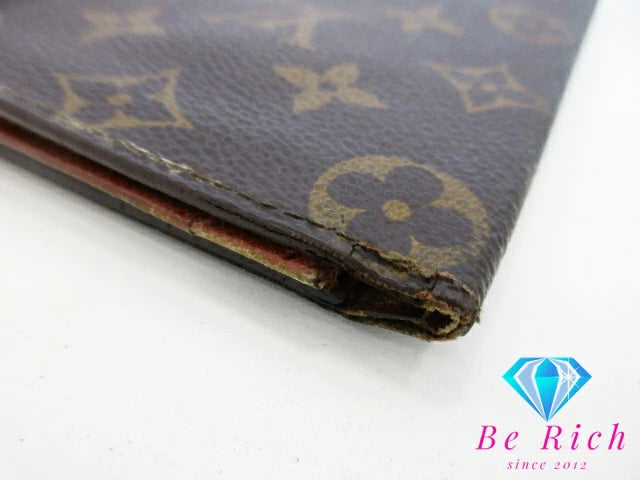 ルイ ヴィトン LOUIS VUITTON 長財布 札入れ モノグラム ポルト カルト クレディ 円 M60825 LV ロゴ 小銭入れなし 二つ折り財布 ロング ウォレット 【中古】【送料無料】 bs3775