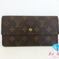 ルイ ヴィトン LOUIS VUITTON 三つ折り 長財布 モノグラム ポルト フォイユ インターナショナル M61217 LV ロゴ 二つ折り財布 ロング ウォレット 【中古】【送料無料】bs3777