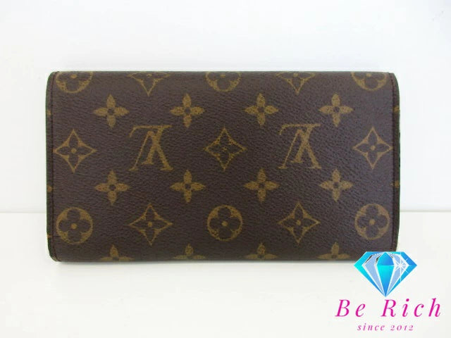 ルイ ヴィトン LOUIS VUITTON 三つ折り 長財布 モノグラム ポルト フォイユ インターナショナル M61217 LV ロゴ 二つ折り財布 ロング ウォレット 【中古】【送料無料】bs3777