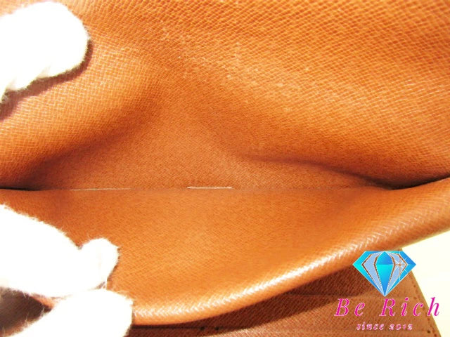 ルイ ヴィトン LOUIS VUITTON 三つ折り 長財布 モノグラム ポルト フォイユ インターナショナル M61217 LV ロゴ 二つ折り財布 ロング ウォレット 【中古】【送料無料】bs3777