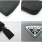 プラダ PRADA ラウンド ジップ 長財布 M506 ブラック 黒 ナイロン レザー トライアングル ロゴ ポコノ ファスナー 二つ折り財布 ロング ウォレット 【中古】【送料無料】bs3807