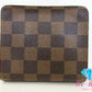 ルイ ヴィトン LOUIS VUITTON 二つ折り財布 ダミエ コンパクト ジップ N61668 エベヌ LV ロゴ ラウンド ファスナー コンパクト ウォレット 【中古】【送料無料】 bs3811