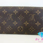 ルイ ヴィトン LOUIS VUITTON 二つ折り財布 長財布 M61734 モノグラム ポルトフォイユ サラ ブラウン 茶 LV ロゴ ロング ウォレット 【中古】【送料無料】 bs3813