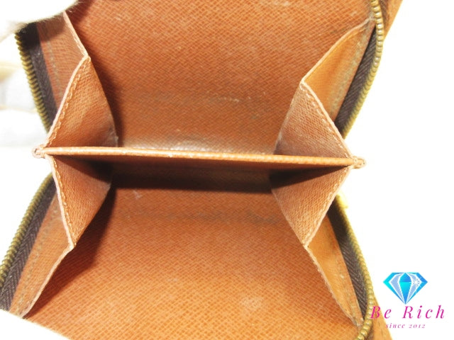 ルイ ヴィトン LOUIS VUITTON 二つ折り財布 モノグラム コンパクト ジップ M61667 ラウンドファスナー 小銭入れ LV ロゴ ミディアム ウォレット 【中古】【送料無料】 bs3823