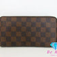 ルイ ヴィトン LOUIS VUITTON 財布 ダミエ ジッピーウォレット N41661 エベヌ ブラウン 茶 PVC レザー 札入れ 小銭入れ ラウンドファスナー 長財布 ロング ウォレット メンズ レディース 【中古】【送料無料】 bs3833