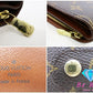 ルイ ヴィトン LOUIS VUITTON モノグラム ポルト パピエ ジップ M61207 LV ロゴ 二つ折り財布 中財布 ミディアム ウォレット 【中古】【送料無料】 bs3842