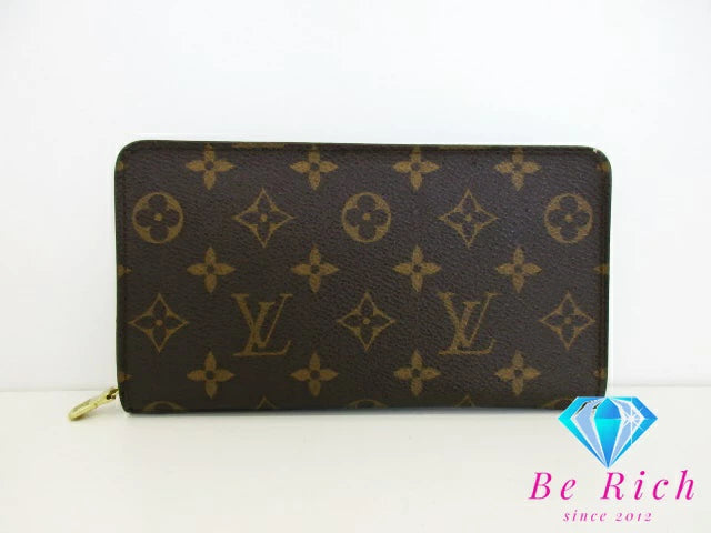 ルイ ヴィトン LOUIS VUITTON ラウンド ファスナー 長財布 モノグラム ポルト モネ ジップ M61727 LV ロゴ 二つ折り財布 ロング ウォレット 【中古】【送料無料】 bs3843