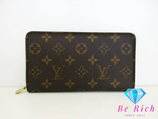 ルイ ヴィトン LOUIS VUITTON ラウンド ファスナー 長財布 モノグラム ポルト モネ ジップ M61727 LV ロゴ 二つ折り財布 ロング ウォレット 【中古】【送料無料】 bs3843