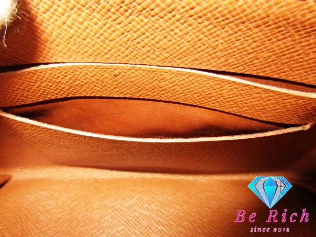 ルイ ヴィトン LOUIS VUITTON ラウンド ファスナー 長財布 モノグラム ポルト モネ ジップ M61727 LV ロゴ 二つ折り財布 ロング ウォレット 【中古】【送料無料】 bs3843