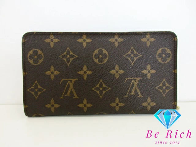 ルイ ヴィトン LOUIS VUITTON ラウンド ファスナー 長財布 モノグラム ポルト モネ ジップ M61727 LV ロゴ 二つ折り財布 ロング ウォレット 【中古】【送料無料】 bs3843