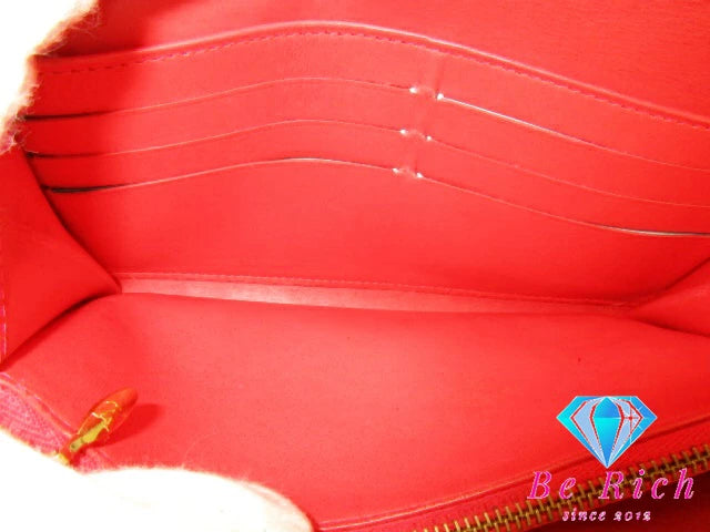 ルイ ヴィトン LOUIS VUITTON 長財布 モノグラム ヴェルニ  ポルト フォイユ サラ M93634 オレンジ サンセット パテント レザー 二つ折り 【中古】【送料無料】 bs3845