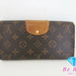 ルイ ヴィトン LOUIS VUITTON 二つ折り財布 長財布 モノグラム ポルトフォイユ ボエシ M63220 茶 ブラウン PVC レザー LV ロゴ ロング ウォレット 【中古】【送料無料】 bs3857