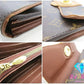 ルイ ヴィトン LOUIS VUITTON 二つ折り財布 長財布 モノグラム ポルトフォイユ ボエシ M63220 茶 ブラウン PVC レザー LV ロゴ ロング ウォレット 【中古】【送料無料】 bs3857